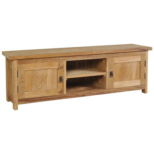 TV Cabinet Solid Teak 120x30x40 cm vidaXL