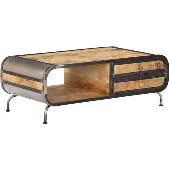 Topdeal - Coffee Table 100x50x35 cm Solid Mango Wood VDTD13656