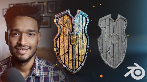 Blender 3D - Model and texture a stylised shield!