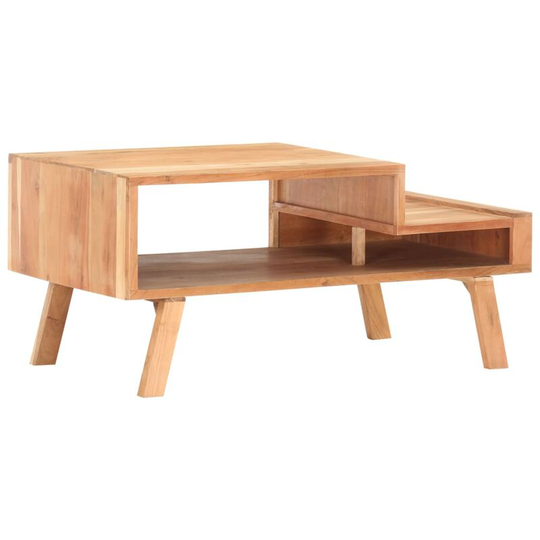 Coffee Table 100x50x45 cm Solid Acacia Wood Vidaxl Brown