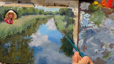 Painting Water Reflections in the Landscape