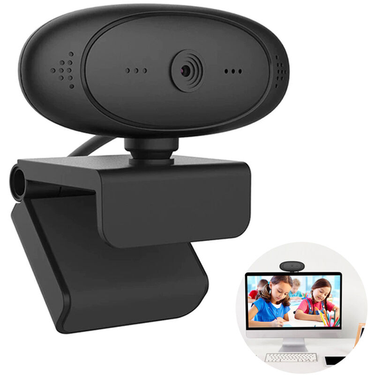 1080P Webcam with Microphone, Hd USB Web Camera without Drive for Pc/Mac/Laptop/Macbook/Tablet