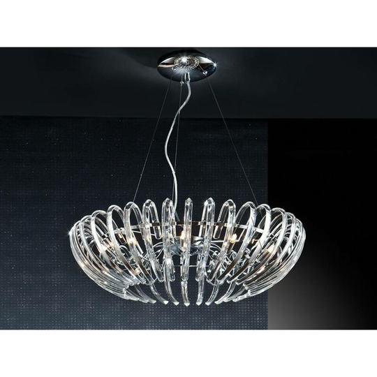 Schuller Lighting - Schuller Ariadna - 12 Light Crystal Ceiling Pendant Chrome, G9