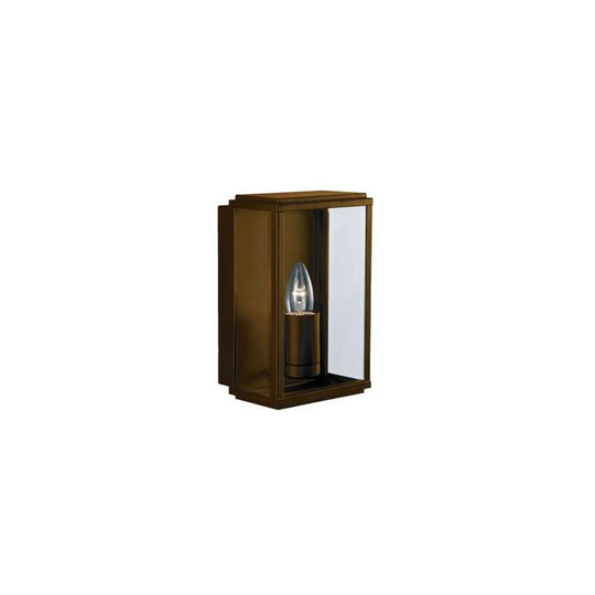 Searchlight Box Outdoor Wall & Porch Light 1 Light Rect Box Rust Brown IP44