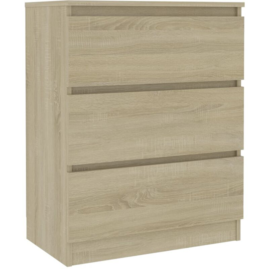 Sideboard Sonoma Oak 60x35x76 cm Engineered Wood Vidaxl Brown