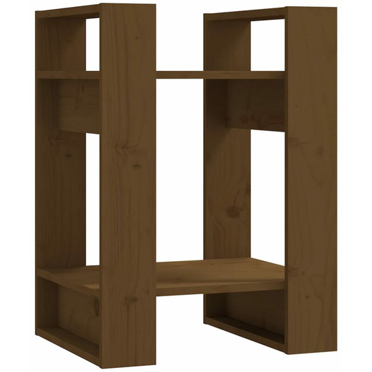 Book Cabinet/Room Divider Honey Brown 41x35x57 cm Solid Wood Pine Vidaxl Brown