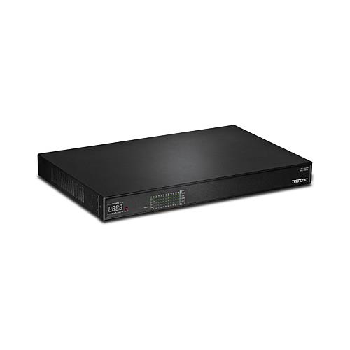 Trendnet TPE-1026L Fast Ethernet (10/100) Power over Ethernet (PoE) 1U Black network switch