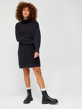 Superdry Studios Jumper Dress - Grey, Grey, Size 8, Women