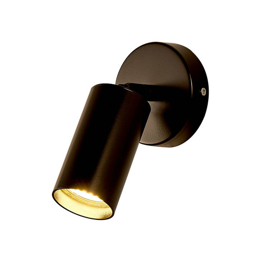 Aougo - Copper Color Bedroom Wall Lamp, Modern Creative Bedroom Retro Led Lamp, Personality Living Room Corridor Aisle Wall Sconce 5W Warm Light