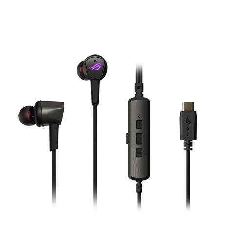 ASUS ROG CETRA II Headphones Wired In-ear Gaming USB Type-C Black