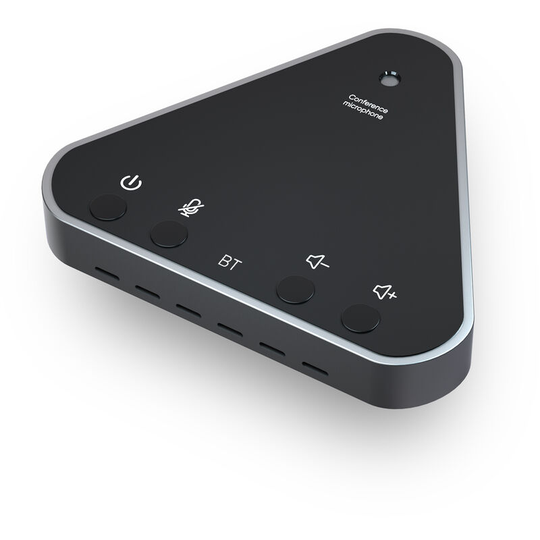 Asupermall - Desktop usb Conference Speakerphone bt Microphone 360¡ã Omnidirectional Condenser Plug & Play pc Computer Mic with Speaker Mute/Volume