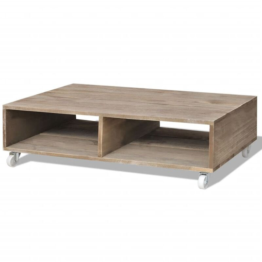 Vidaxl - Coffee Table Brown Solid Wood Brown