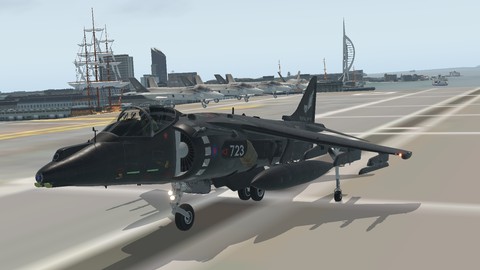 Fly the Harrier AV-8 by X-Trident in VR