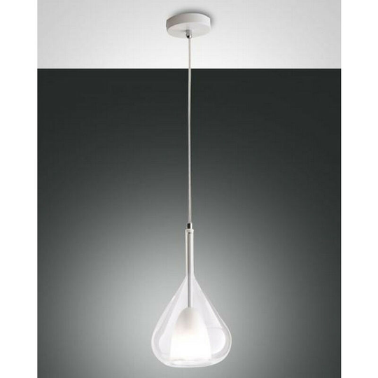 Fabas Luce Lila Dome Pendant Ceiling Lights Transparent Glass, E27