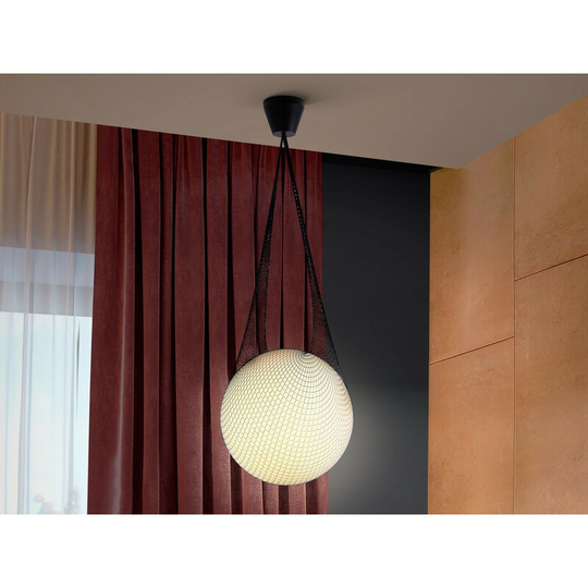 Schuller Lighting - Schuller Globe - Pendant Light Globe Light, Black, 1x E27