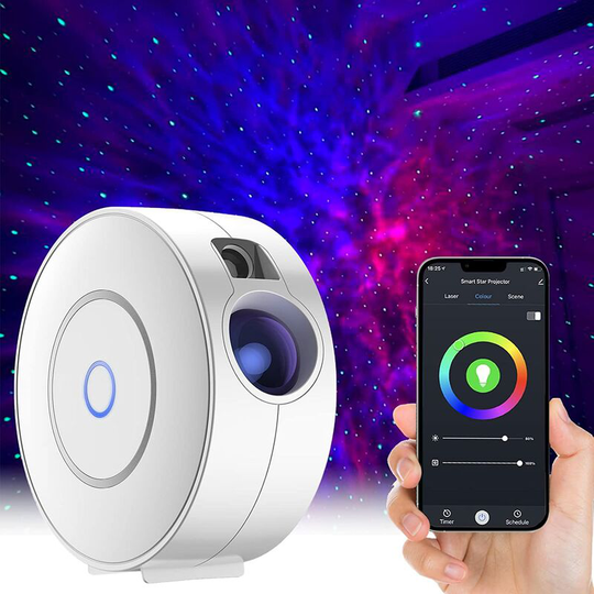 WiFi Star Projector for Room Decoration Home Theater Night Light Projector Compatible with Alexa and Google Home