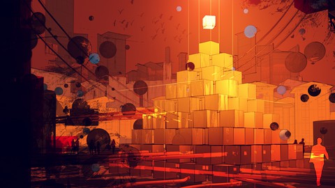 Illustrate a Dystopian City, Painting Techniques + Cinema 4D