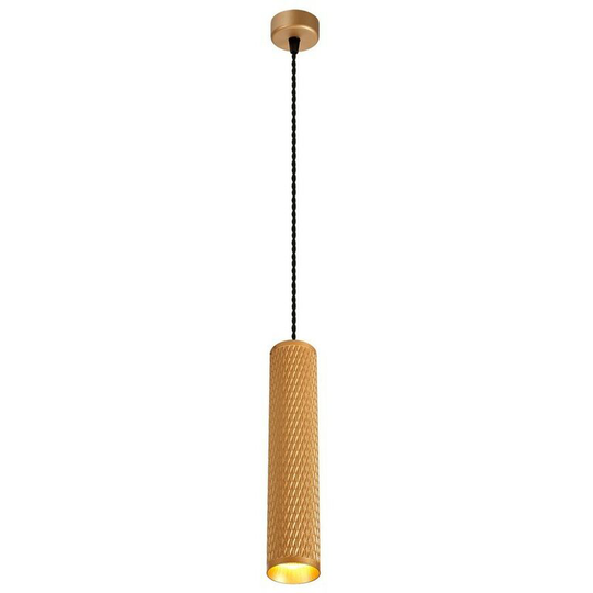 Luminosa Lighting - 1 Light 30cm Ceiling Pendant Light GU10, Champagne Gold