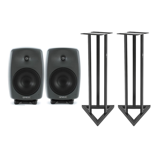Genelec 8040BPM Active Studio Monitors with Stands (Pair)