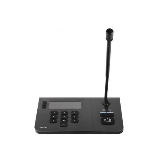 10-Button Convenience Paging Station with Gooseneck Microphone