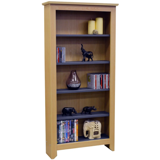 Techstyle Manhattan 343 Cd / 175 Dvd / Blu-ray / Media Storage Shelves Beech