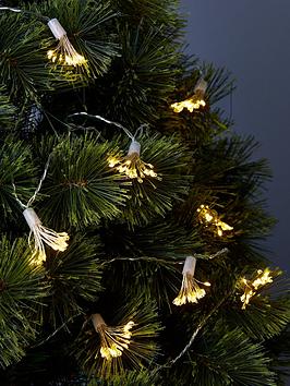 Festive Twinkling Starburst Fibre Optic String Lights