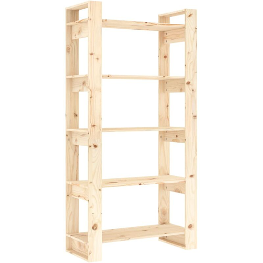 Book Cabinet/Room Divider 80x35x160 cm Solid Wood Vidaxl Brown