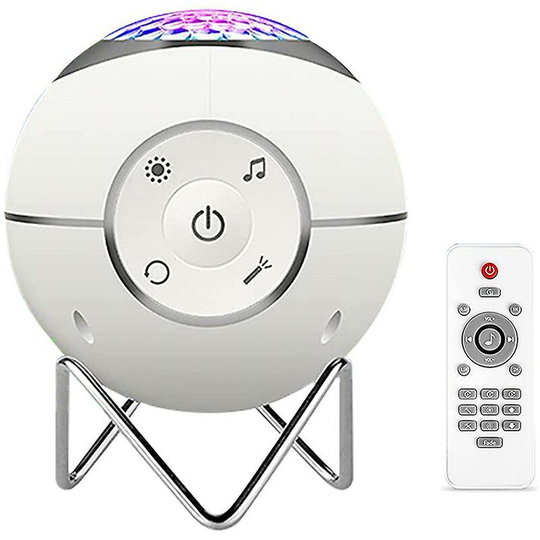 Smart Night Light Wifi Projector, Star Light Projector with Remote Control and Bluetooth Music Timer for Kids Room Play