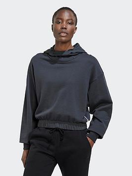 Adidas Studio Lounge Cropped Hoodie