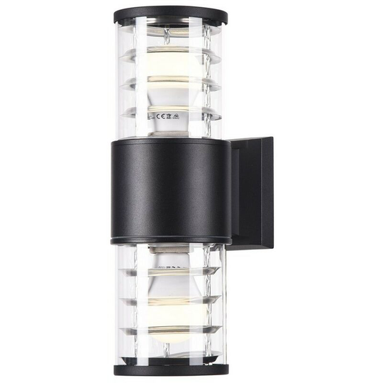 Maytoni Lighting - Bronx Wall Lamp Black, 2 Light IP54, E27