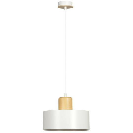 Emibig Torin White Dome Pendant Ceiling Light 1x E27