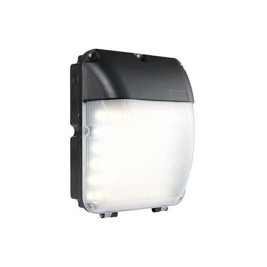 Saxby Lucca - Integrated led 1 Light Outdoor Wall Light Matt Black, Opal IP44