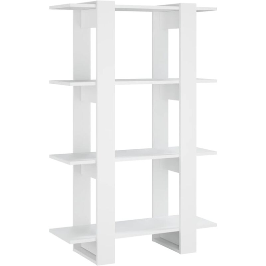 Vidaxl - Book Cabinet/Room Divider White 80x30x123.5 cm White