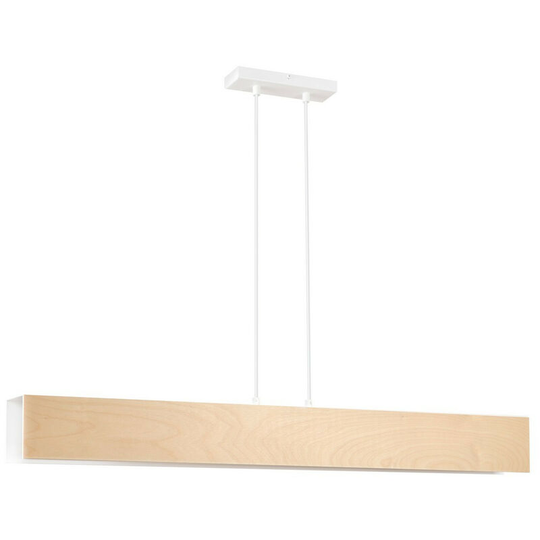 Emibig Lighting - Emibig Carlo White Bar Pendant Ceiling Light 4x E27