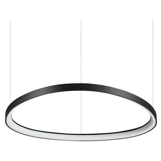 Ideal Lux Lighting - Ideal Lux led Decorative Integrated Pendant Light Black, 3000K