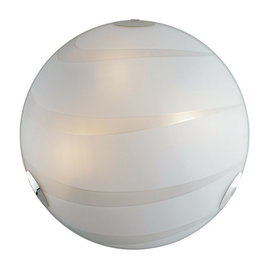 Fan Europe 4 Light Flush Ceiling Light Glass White 50cm