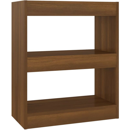 Book Cabinet/Room Divider Brown Oak 60x30x72 cm Vidaxl Brown