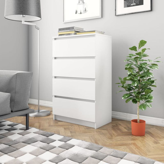 Sideboard White 70x40x97 cm Chipboard