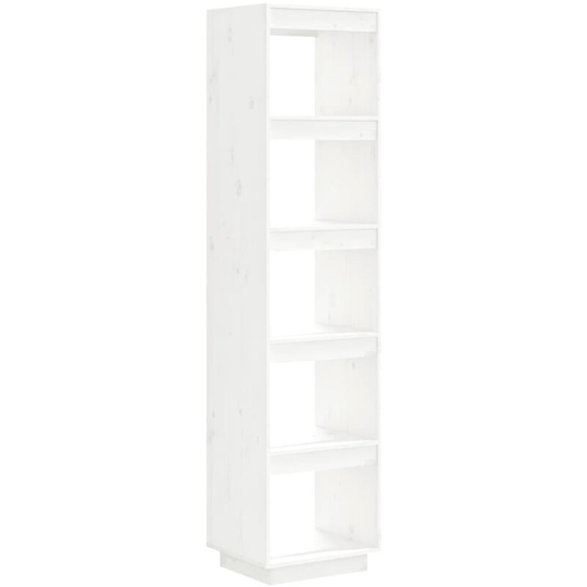 Vidaxl - Book Cabinet/Room Divider White 40x35x167 cm Solid Wood Pine White