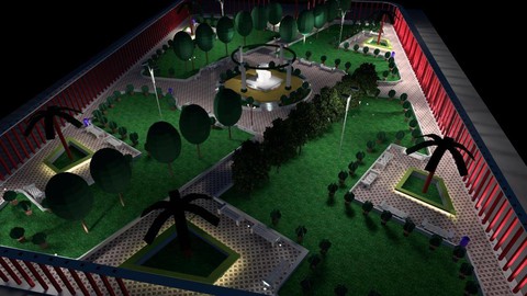 Landscape Lighting Design by Dialux l