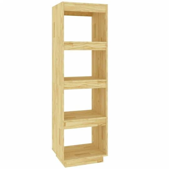 Book Cabinet/Room Divider 40x35x135 cm Solid Pinewood Vidaxl Brown