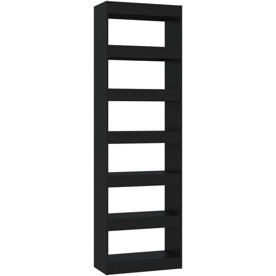 Book Cabinet/Room Divider Black 60x30x198 cm Vidaxl Black