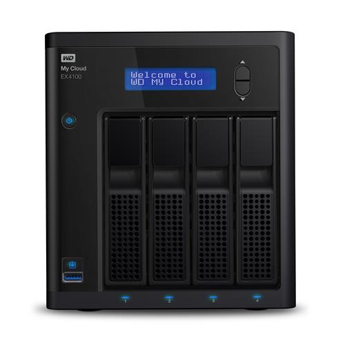 Western Digital My Cloud EX4100 Armada 388 Ethernet LAN Desktop Black NAS