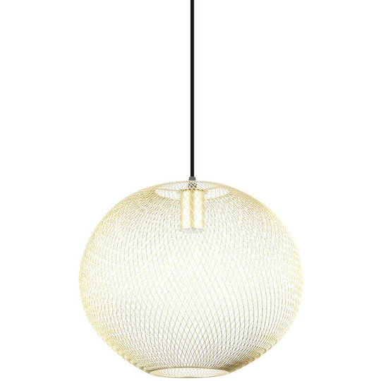 Zumaline Lighting - Zumaline Orion Dome Pendant Ceiling Light, Gold, 1x E27