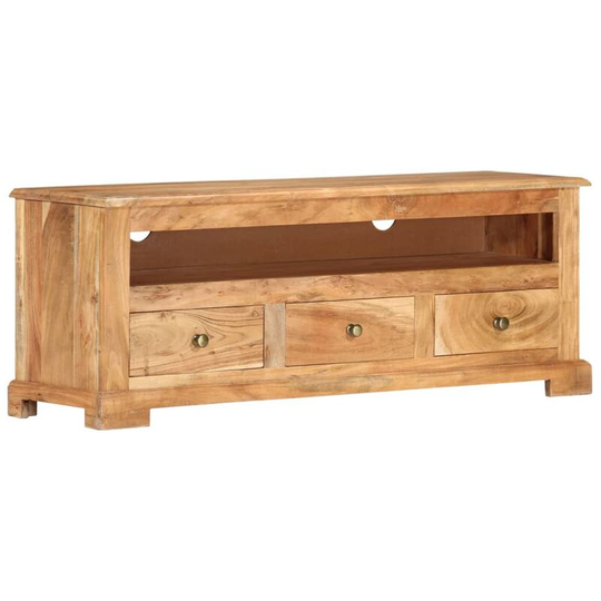 Vidaxl - tv Cabinet Solid Wood Acacia 110x30x40 cm Brown Brown