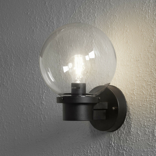 Konstsmide Lighting - Konstsmide Nemi Outdoor Basic Up Light Sensor Black, IP44