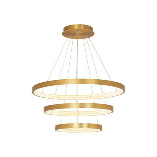 Larissa Ilio Ceiling Pendant Light 112W 3000K Aluminium Brushed Gold Matt