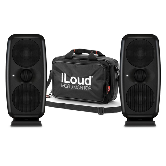 IK Multimedia iLoud MTM Monitors with Micro Monitor Travel Bag