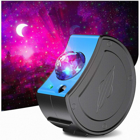 Star Sky Projector, Kids Night Light with Remote Control, 6 Color Mode led Projector Lamp for Bedroom Birthday Party Christmas Gift (Blue/Black)