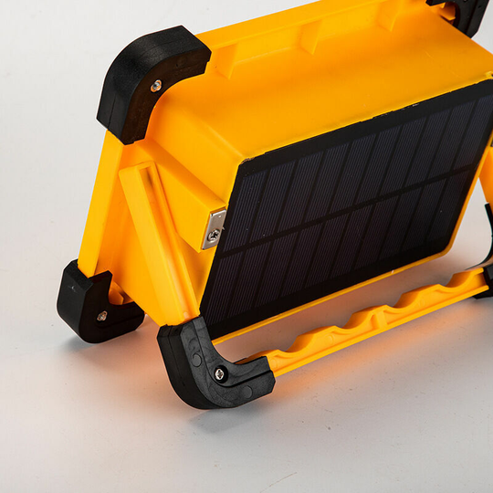 Naxunnn - led projector rechargeable work light 100W portable led projector, with 4 modes of solar panel, super bright work light, with 24000mAh
